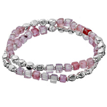 Carica l&#39;immagine nel visualizzatore di Gallery, Bracciale Brividi Summer in argento naturale e agata rosa
